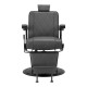 Barberské kreslo Hair System BM88066B šedé Barberské kreslo Hair System BM88066B šedé