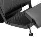 Barberské kreslo Hair System BM88066B šedé Barberské kreslo Hair System BM88066B šedé