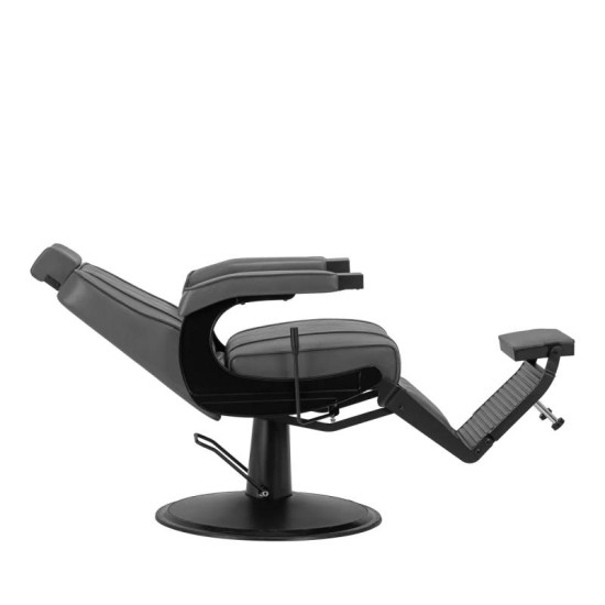 Barberské kreslo Hair System BM88066B šedé Barberské kreslo Hair System BM88066B šedé
