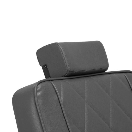 Barberské kreslo Hair System BM88066B šedé Barberské kreslo Hair System BM88066B šedé