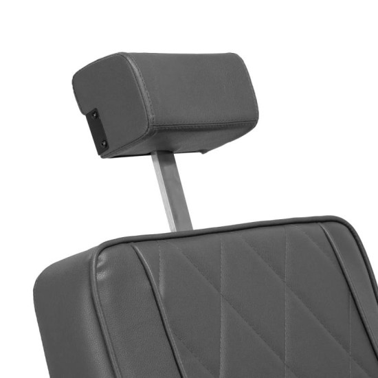 Barberské kreslo Hair System BM88066B šedé Barberské kreslo Hair System BM88066B šedé