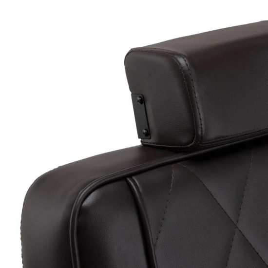 Barberské kreslo Hair System BM88066B hnedé