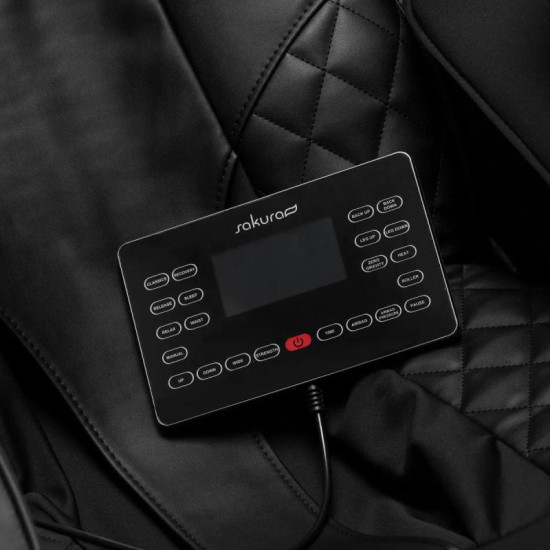 Masážne kreslo Sakura Luxury 808 čierne Masážne kreslo Sakura Luxury 808 čierne