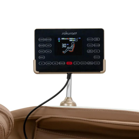 Masážne kreslo Sakura Luxury 808 bielo-béžové Masážne kreslo Sakura Luxury 808 bielo-béžové