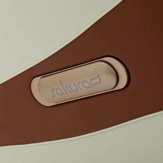 Masážne kreslo Sakura Luxury 808 bielo-béžové Masážne kreslo Sakura Luxury 808 bielo-béžové