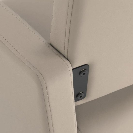 Kadernícke kreslo Gabbiano Vitoria šedo-béžové