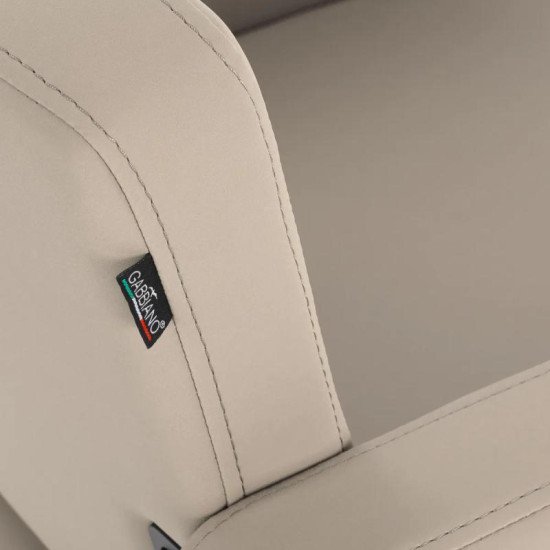 Kadernícke kreslo Gabbiano Vitoria šedo-béžové