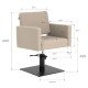 Kadernícke kreslo Gabbiano Vitoria šedo-béžové