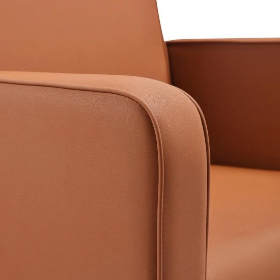 Kadernícka kreslo Gabbiano Bilbao hnedé