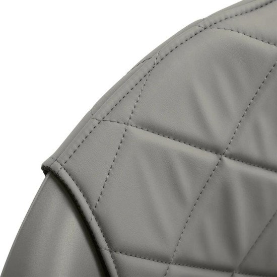 Kadernícke kreslo Hair System Halo čierno-sivé