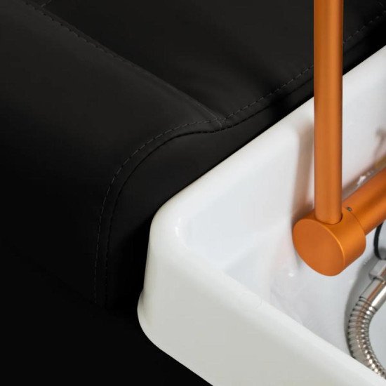 Ležadlo Gabbiano Head Spa Maldivy čierne