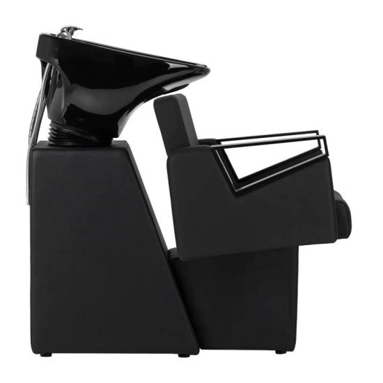 Kadernícky umývací box Hair System Duplex čierny