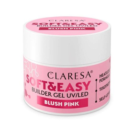 Claresa Soft&Easy blush pink stavební gel 90g