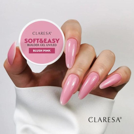 Claresa Soft&Easy blush pink stavební gel 90g