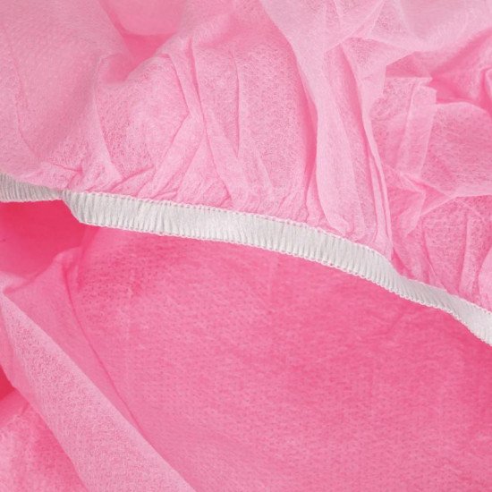 Jednorazový poťah na kreslo s gumičkou 70x90x220 cm 10 ks ružový