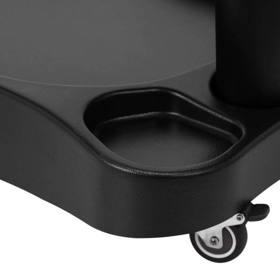 Pedikérska vanička Azzurro s masážnou funkciou + čierny vozík