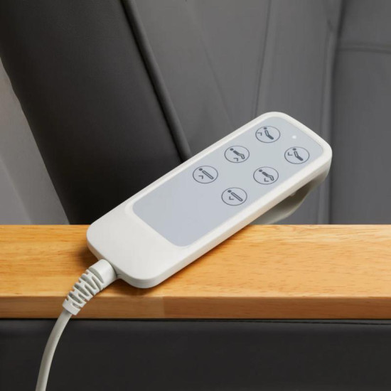 Elektrické kozmetické kreslo SILLON Lux 273b 3x motor sivé - tovar 2. kategórie Elektrické kozmetické kreslo SILLON Lux 273b 3x motor sivé - tovar 2. kategórie