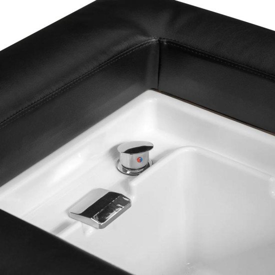 Gabbiano Bali Head Spa ležadlo s umývadlom čierne