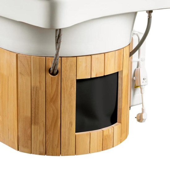 Gabbiano Bali Head Spa ležadlo s umývadlom čierne