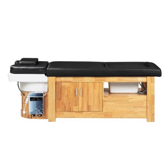 Gabbiano Bali Head Spa ležadlo s umývadlom čierne