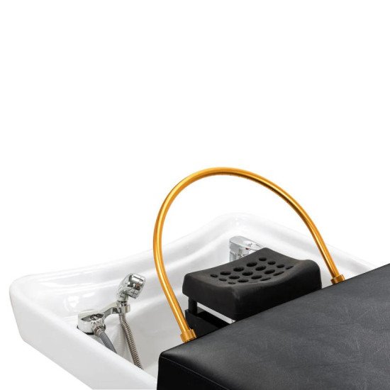 Gabbiano Bali Head Spa ležadlo s umývadlom čierne