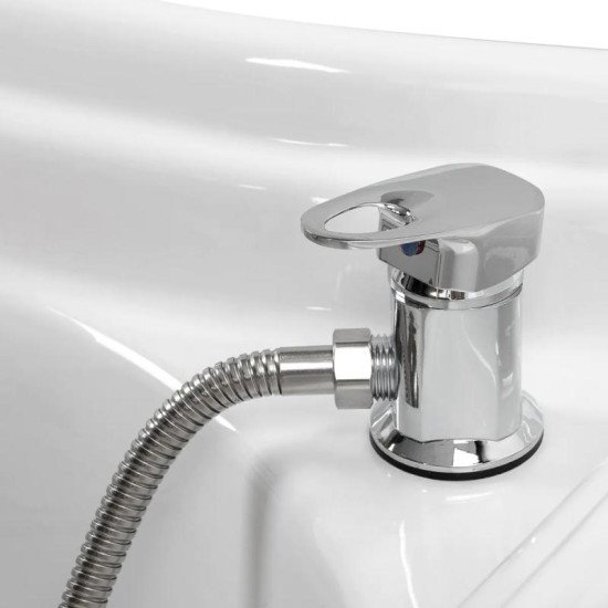 Gabbiano Bali Head Spa ležadlo s umývadlom čierne