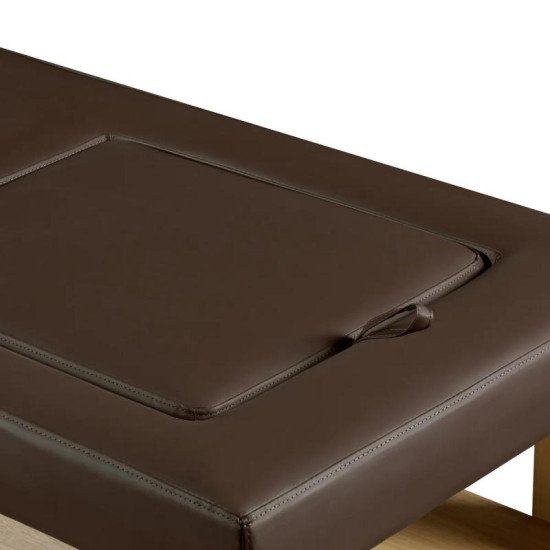 Gabbiano Bali Head Spa ležadlo s umývadlom hnedé