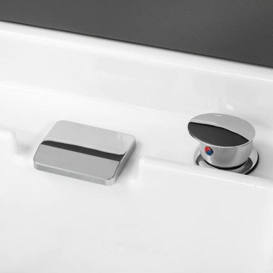 Gabbiano Bali Head Spa ležadlo s umývadlom sivé