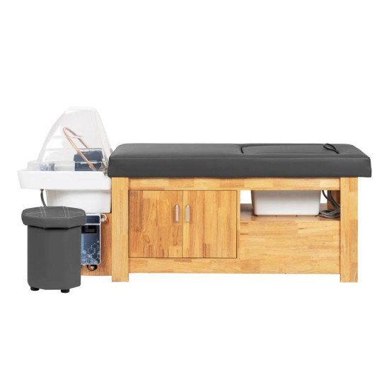 Gabbiano Bali Head Spa ležadlo s umývadlom sivé