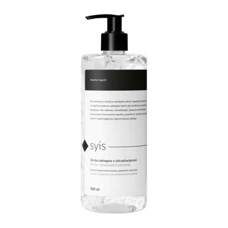 Syis hydratačný gél na ultrazvukové ošetrenie s kyselinou hyalurónovou 500 ml