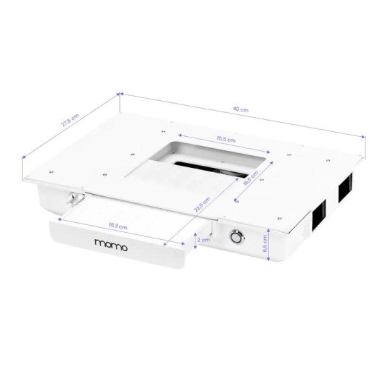 Manikérsky stôl MOMO 05-BL s odsávačkou prachu