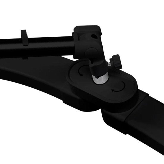 Lampa na riasy GLOW čierna