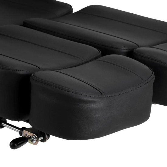 Tetovacie kreslo Pro Ink 605 s plynulým nastavením, čierne