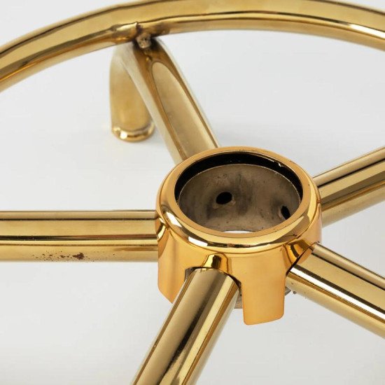 Kozmetická stolička 6001-G zlato-čierná II. kategória