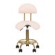 Kozmetická stolička 6001-G zlato-ružová II. kategória