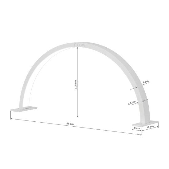 GLOW manikérska lampa ARCHE II šedá