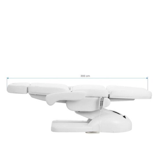 Kozmetické kreslo Azzurro Lux 3x motor biele