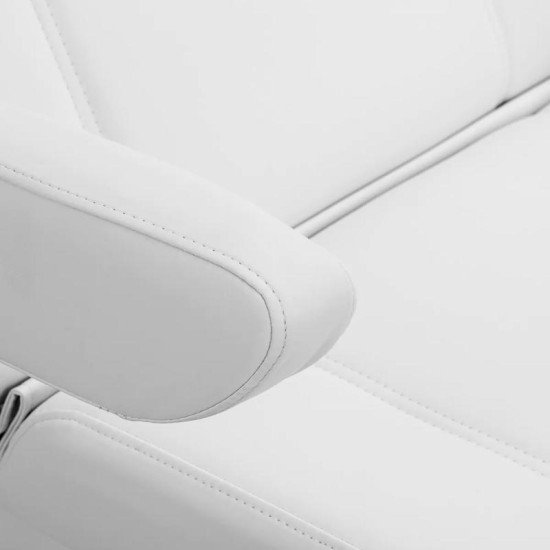 Kozmetické kreslo Azzurro Lux 3x motor biele