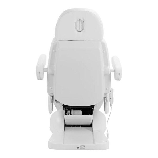 Kozmetické kreslo Azzurro Lux 4x motor s kolískou biele