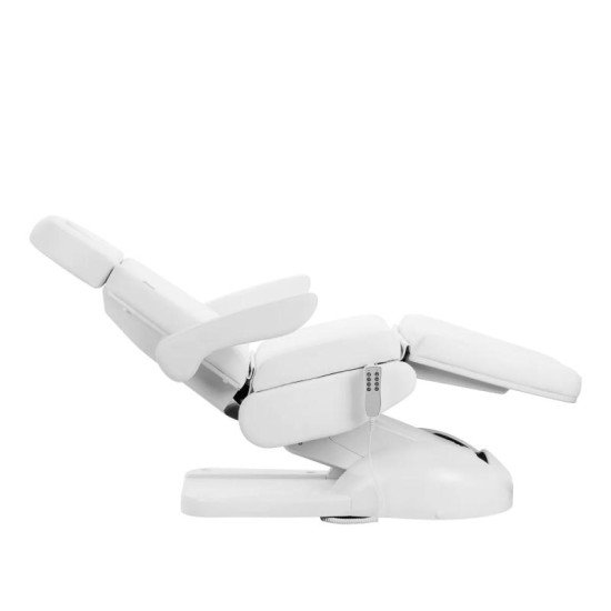 Kozmetické kreslo Azzurro Lux 4x motor s kolískou biele