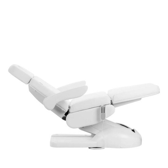 Kozmetické kreslo Azzurro Lux 4x motor s kolískou biele