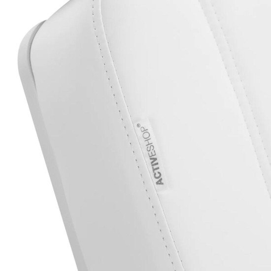 Kozmetické kreslo Azzurro Lux 4x motor s kolískou biele