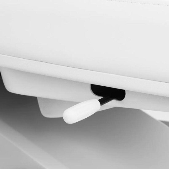 Kozmetické kreslo Azzurro Lux pedi 3m biele