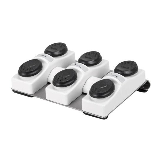 Kozmetické kreslo Azzurro 803D elektro 3x motor biele