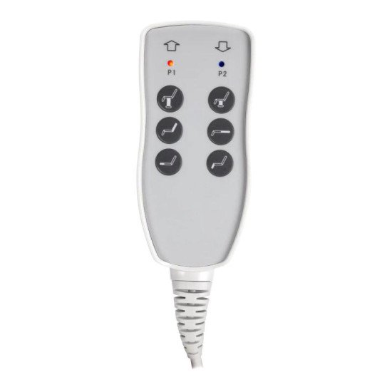 Kozmetické kreslo Azzurro 803D elektro 3x motor biele