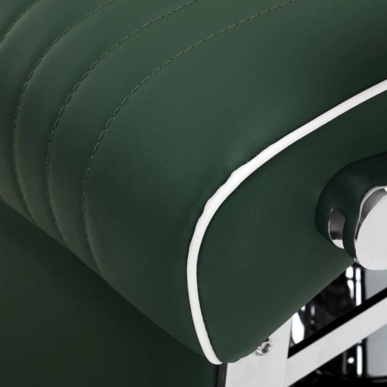 Barberské kreslo Gabbiano Visionerio zelené