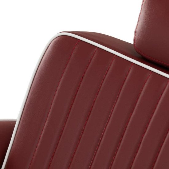 Barberské kreslo Gabbiano Visionerio červené