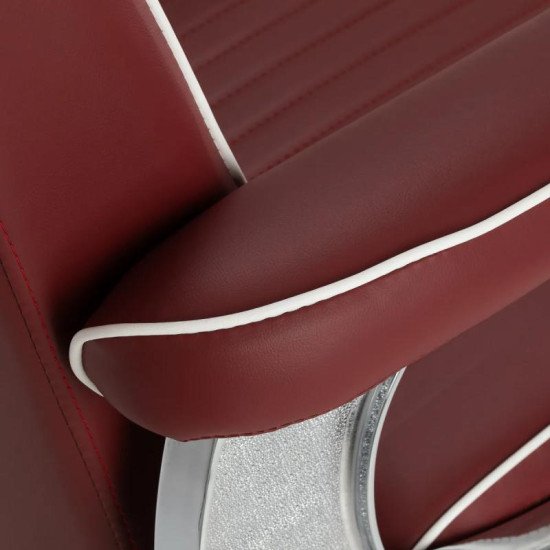 Barberské kreslo Gabbiano Visionerio červené