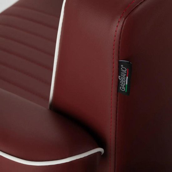 Barberské kreslo Gabbiano Visionerio červené