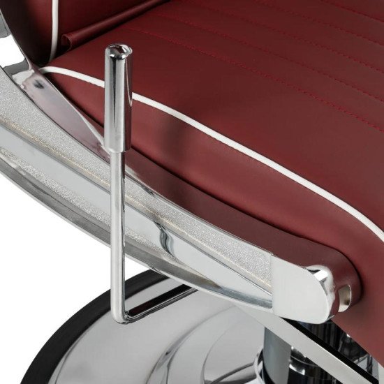 Barberské kreslo Gabbiano Visionerio červené